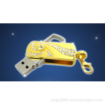 Jewelry Swivel USB Flash Drive USB 2.0